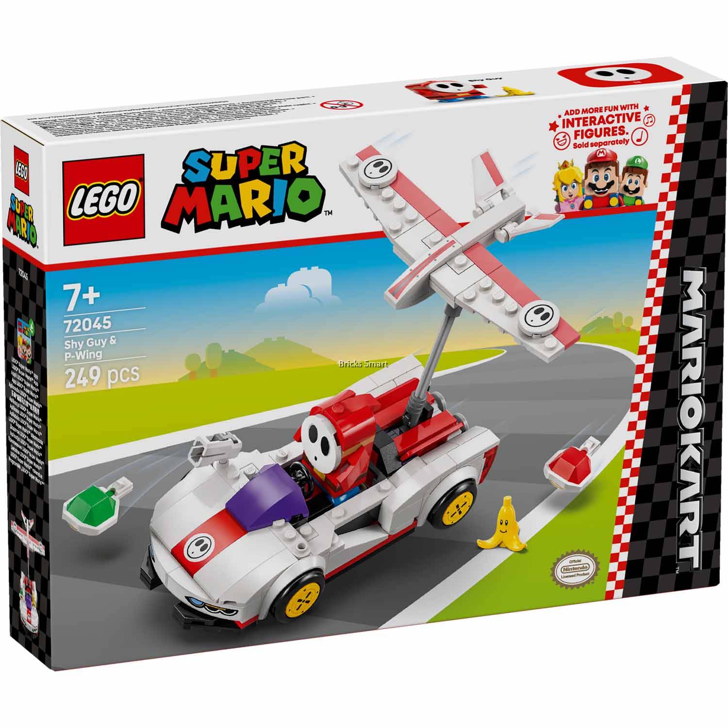 LEGO 72045 Super Mario: Mario Kart – Shy Guy P-Wing Toy Building