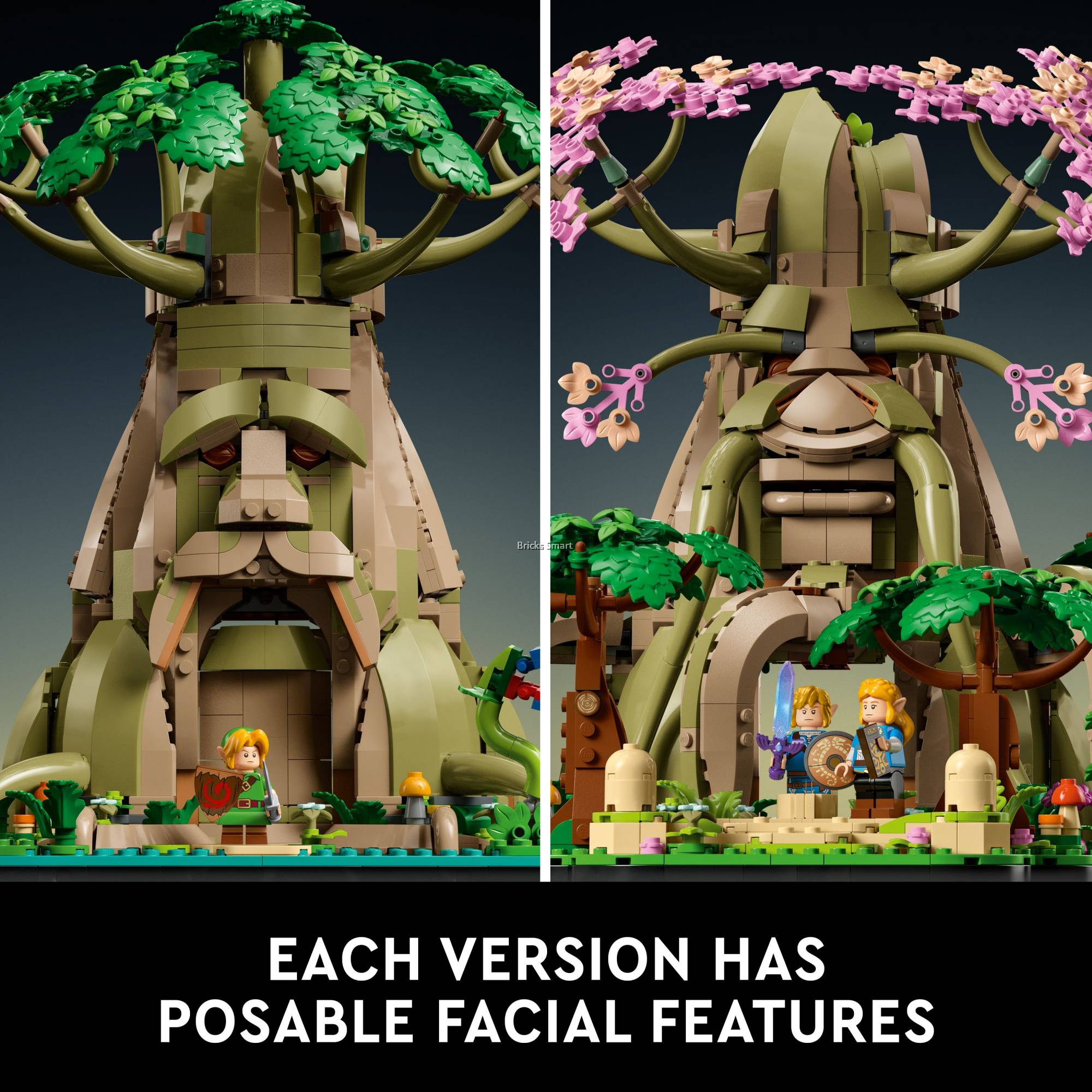 LEGO 77092 Zelda Great Deku Tree 2-in-1 Building Toy Set (2500 Pieces)