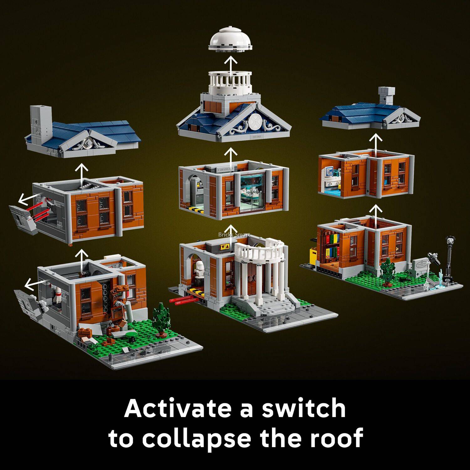 LEGO 76294 Marvel X-Men: The X-Mansion Building Toy Set (3093 Pieces)