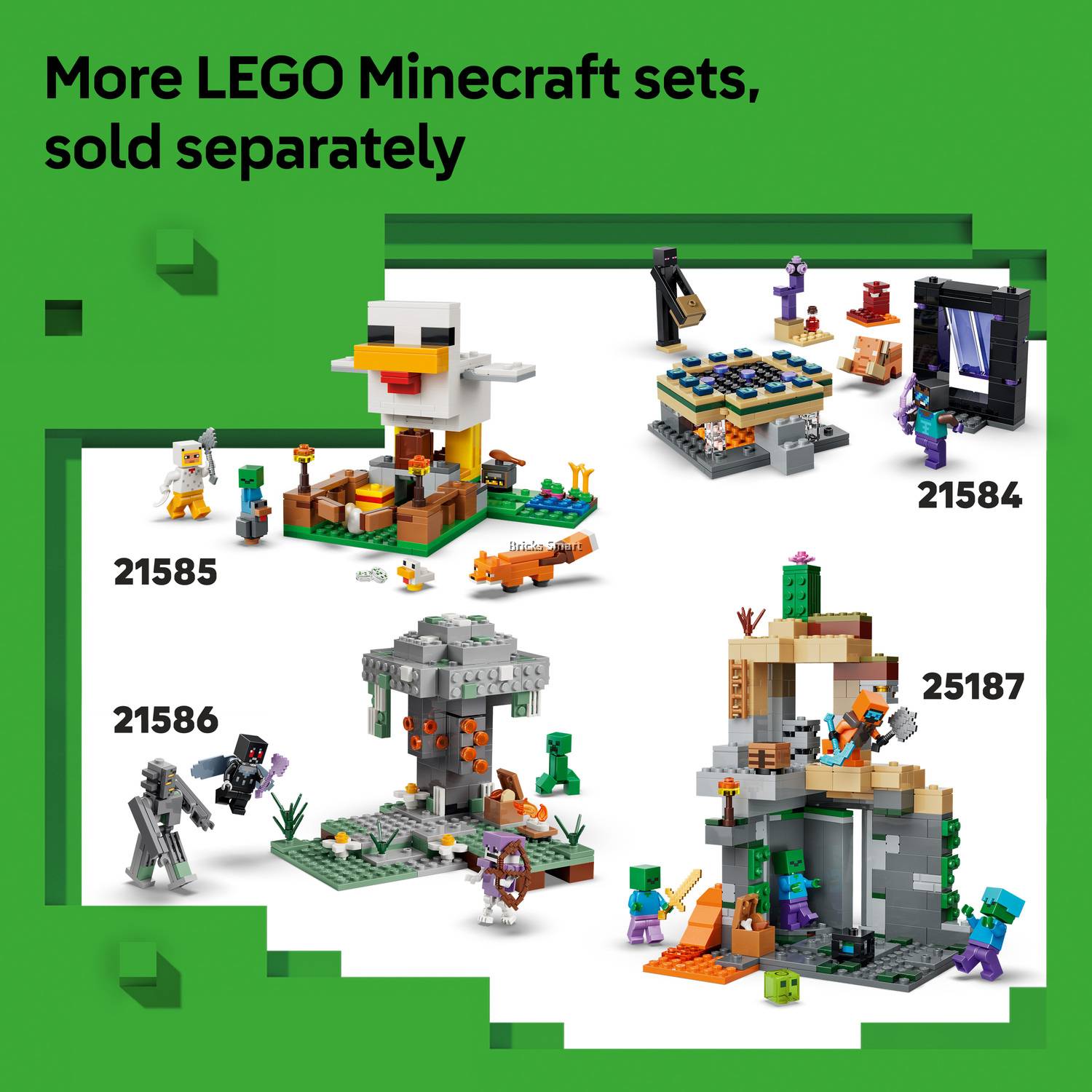LEGO 21583 Minecraft® Steve's Taiga Adventure Collectible Gaming