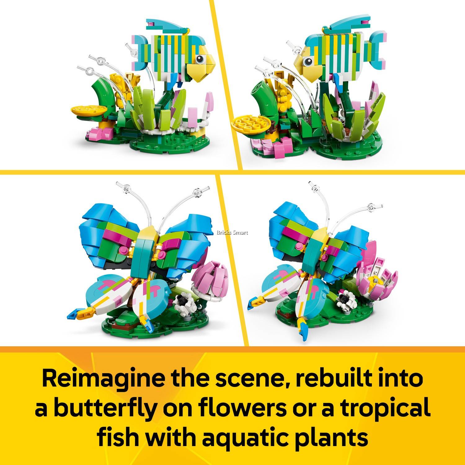 スマイルグリッター LEGO 31384 Creator 3 in 1 Wild Animals: Colorful Hummingbird