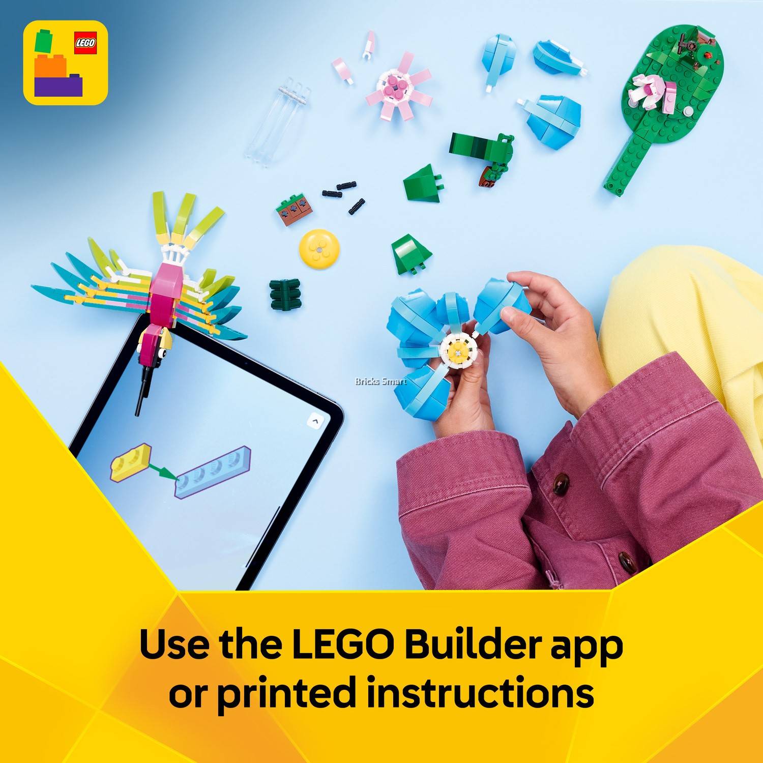 LEGO 31384 Creator 3 in 1 Wild Animals: Colorful Hummingbird