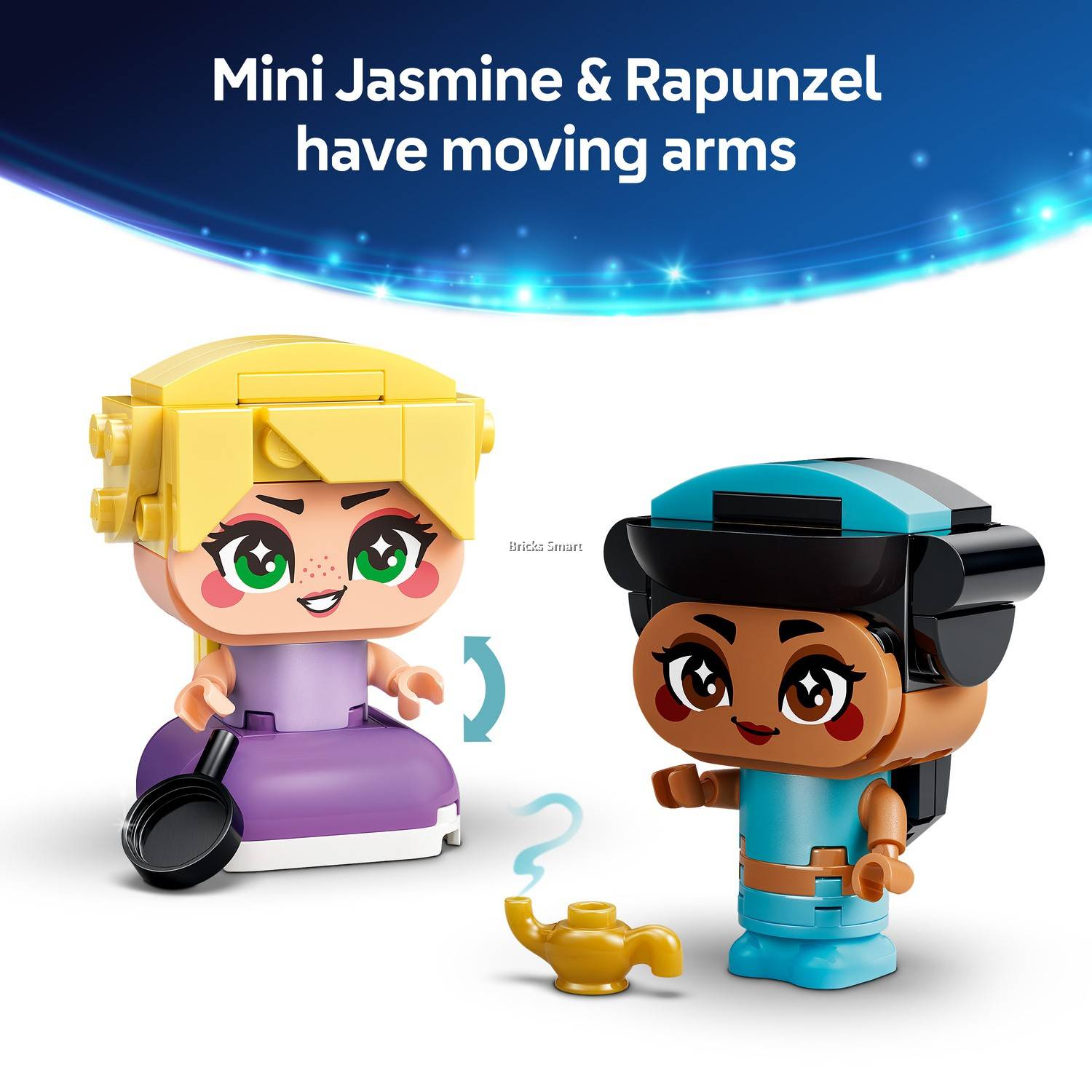 LEGO 43303 Disney Princess Mini Jasmine & Rapunzel Disney Movie ...