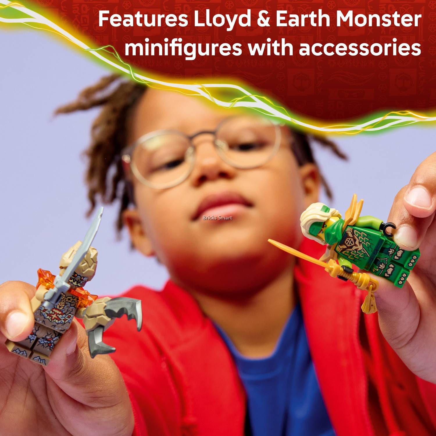 LEGO 71850 NINJAGO® Lloyd vs. Earth Monster Spinner Battle Toy Set with ...