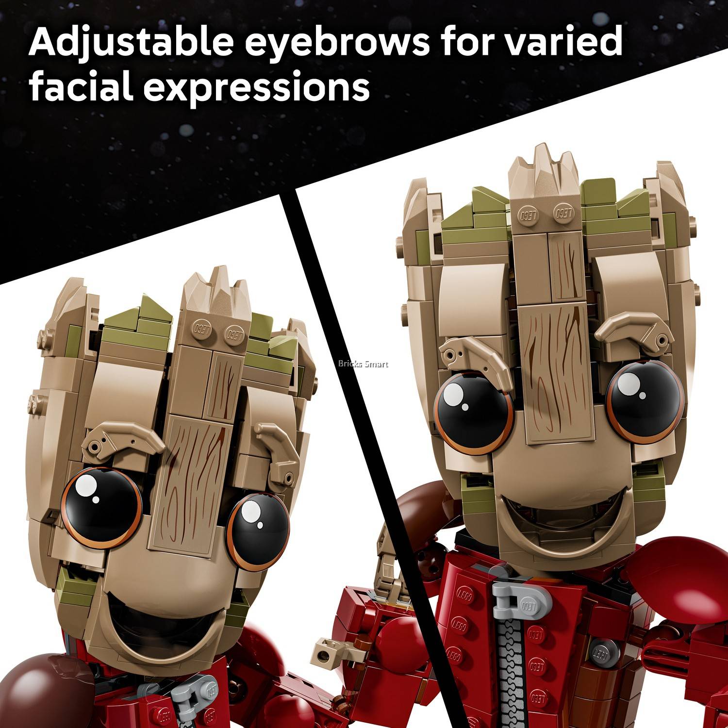 LEGO 76341 Marvel Ravager Jumpsuit Groot Super Hero Action Toy