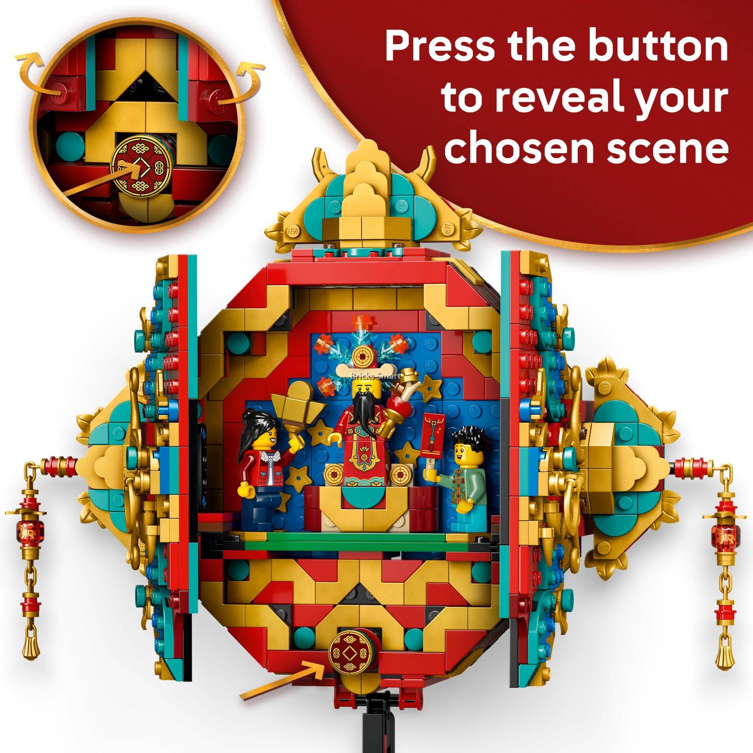 LEGO 80118 Spring Festival Fortune Firecracker Building Toy-Wall Art ...