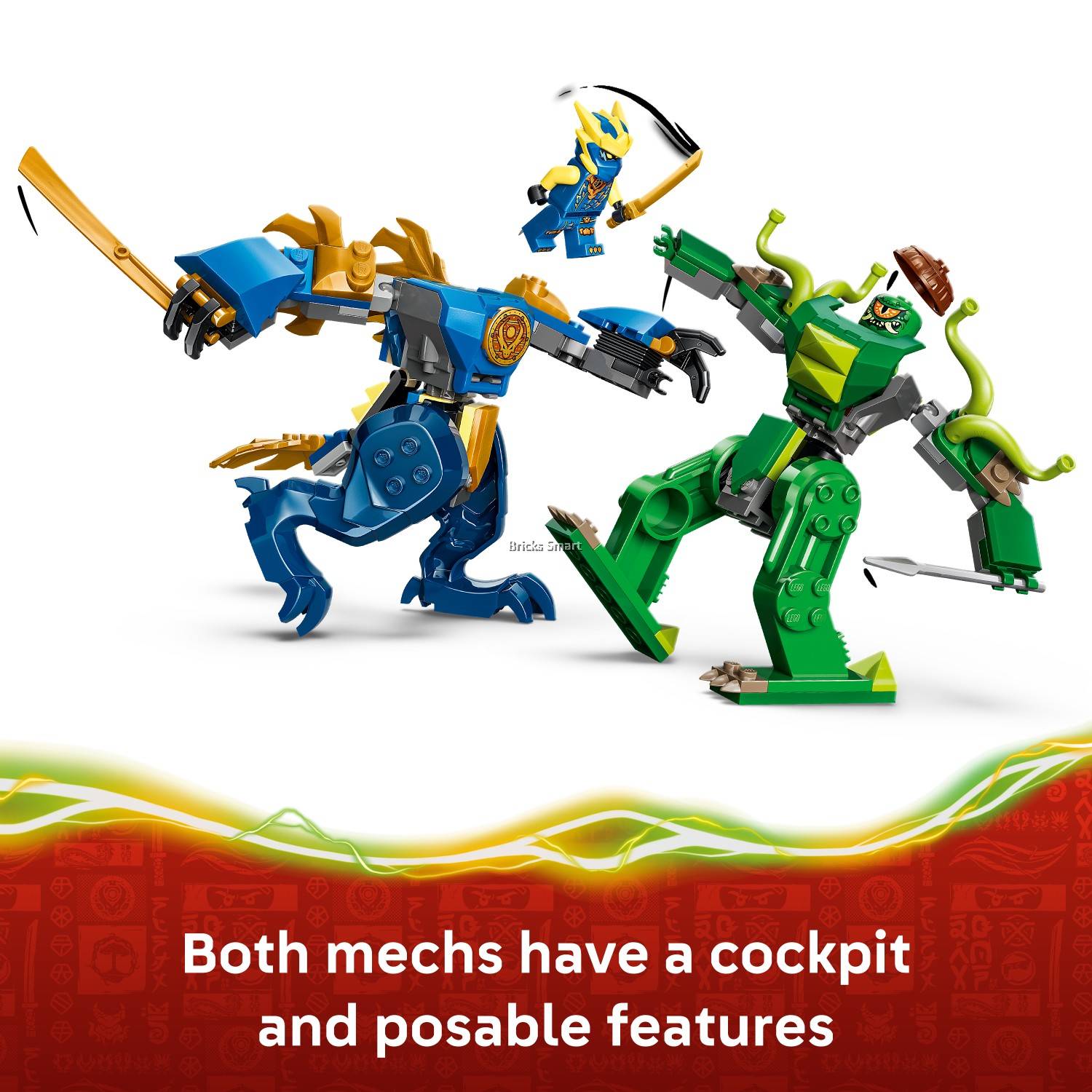 LEGO® 71853 NINJAGO® Jay's Dragon Mech Fight - Mech Toy (107 Pieces)