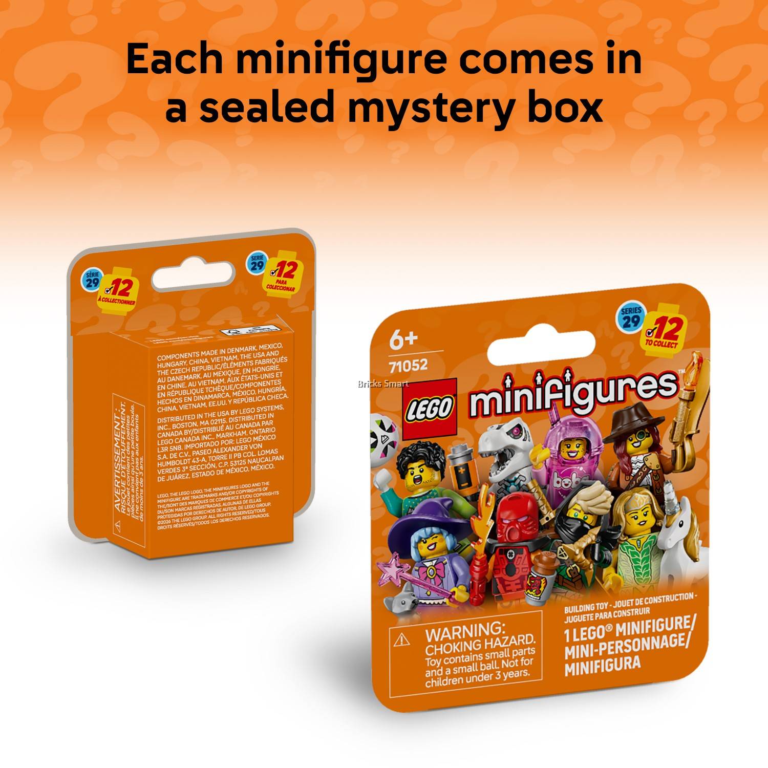 LEGO 71052 Minigifures Series 29 Mystery Box Collectible Toy 