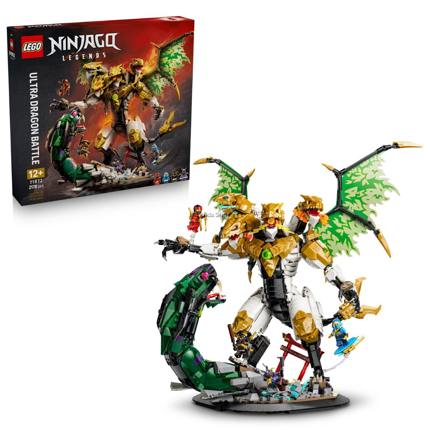 LEGO 71872 Ninjago Ultra Dragon Battle Building Toy Set (2178 Pieces)