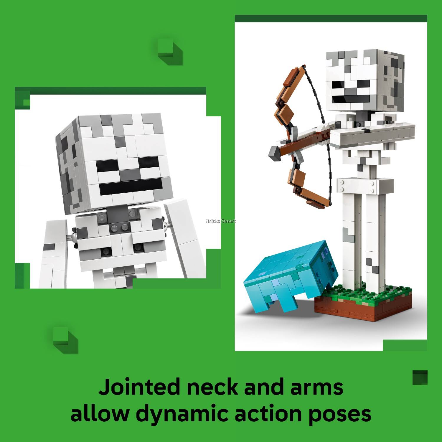 LEGO 21594 Minecraft The Skeleton Building Toy Set (502 Pieces)
