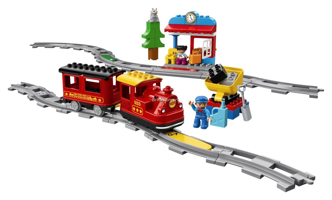 LEGO 10874 Duplo Steam Train Building Toy Set (59 Pieces)