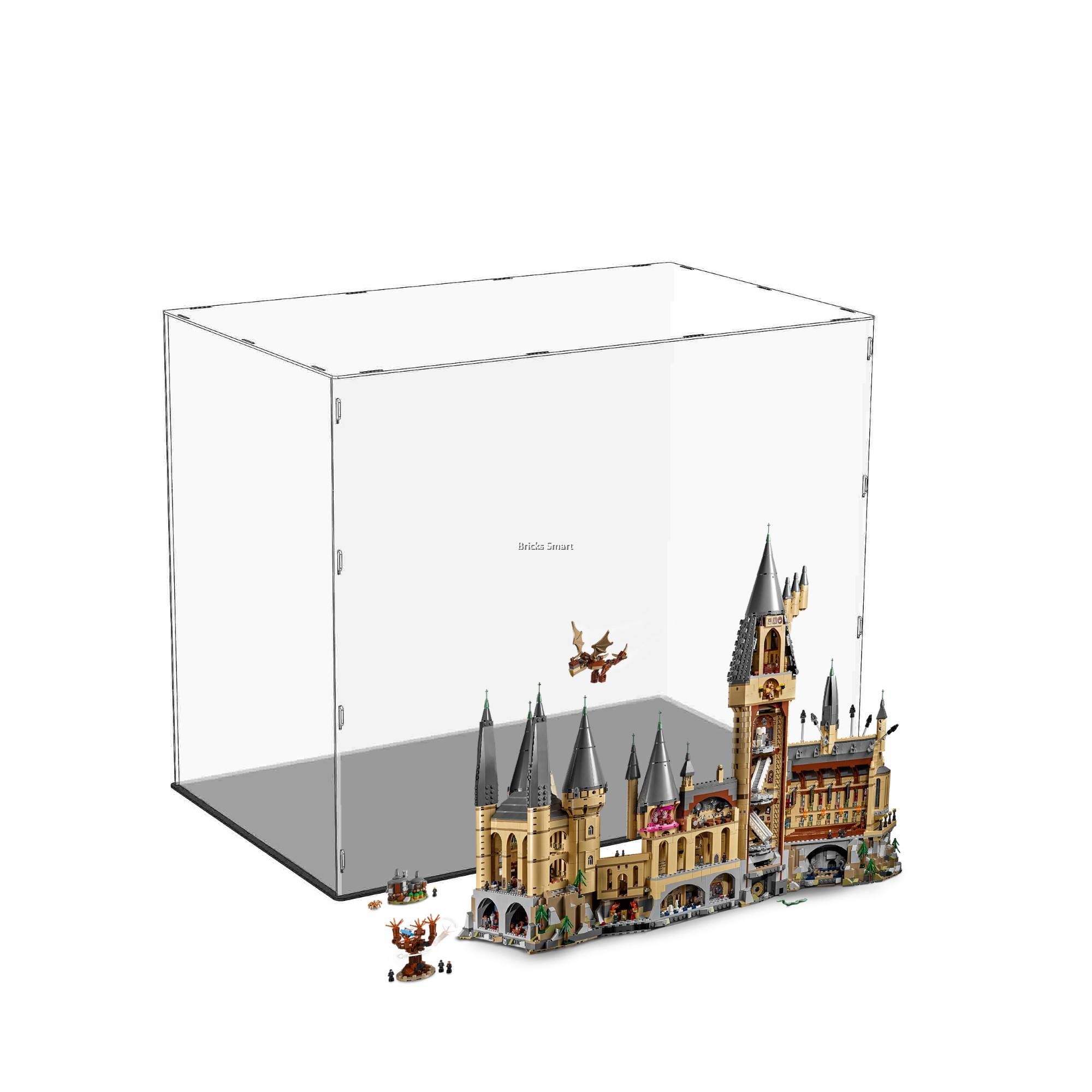 Acrylic Case with Black Base for 71043 LEGO Harry Potter Hogwarts