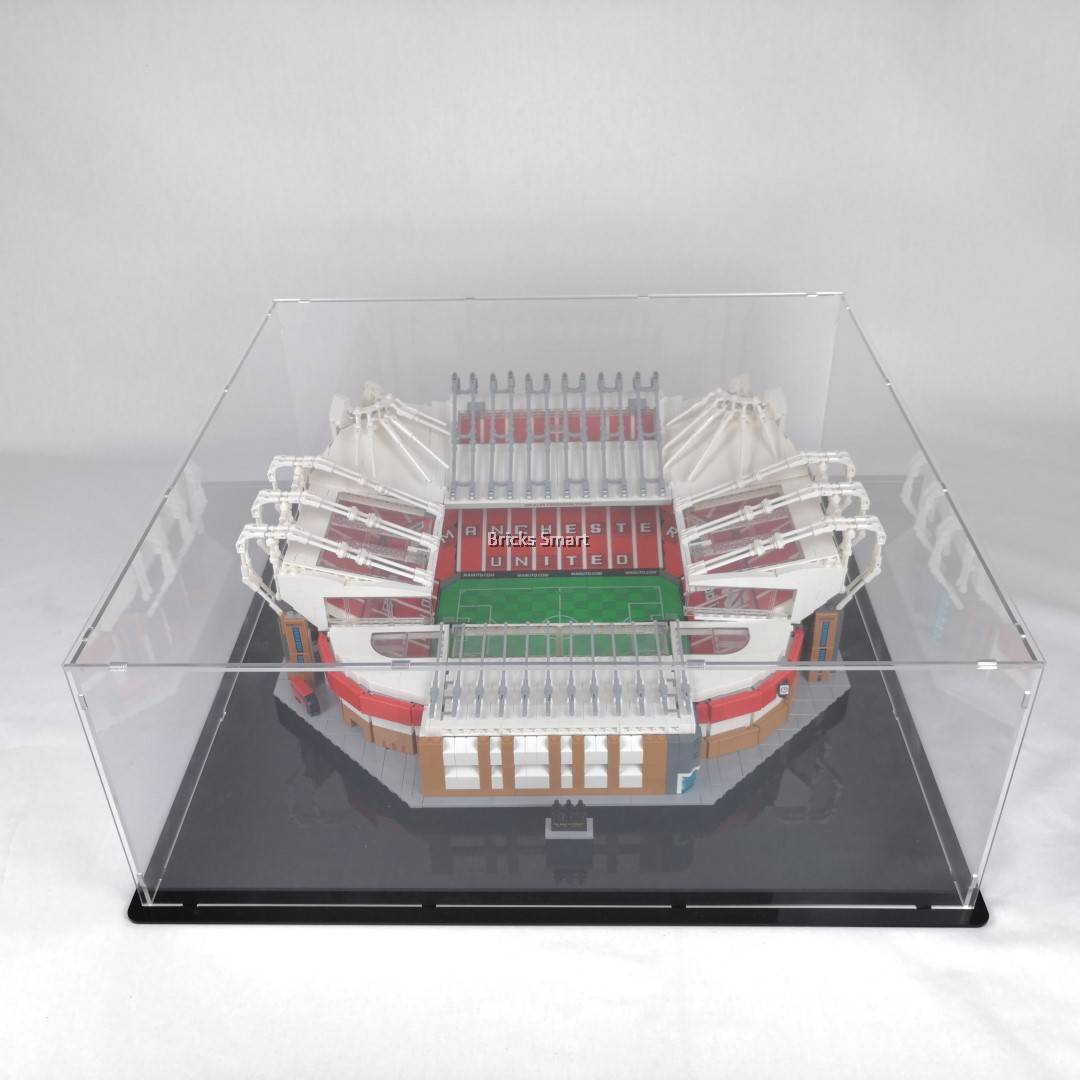 Acrylic Case with Black Base for 10272 LEGO Creator Expert Old Trafford
