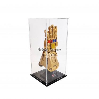 Acrylic Case with Black Base for 76191 LEGO Marvel Infinity Gauntlet