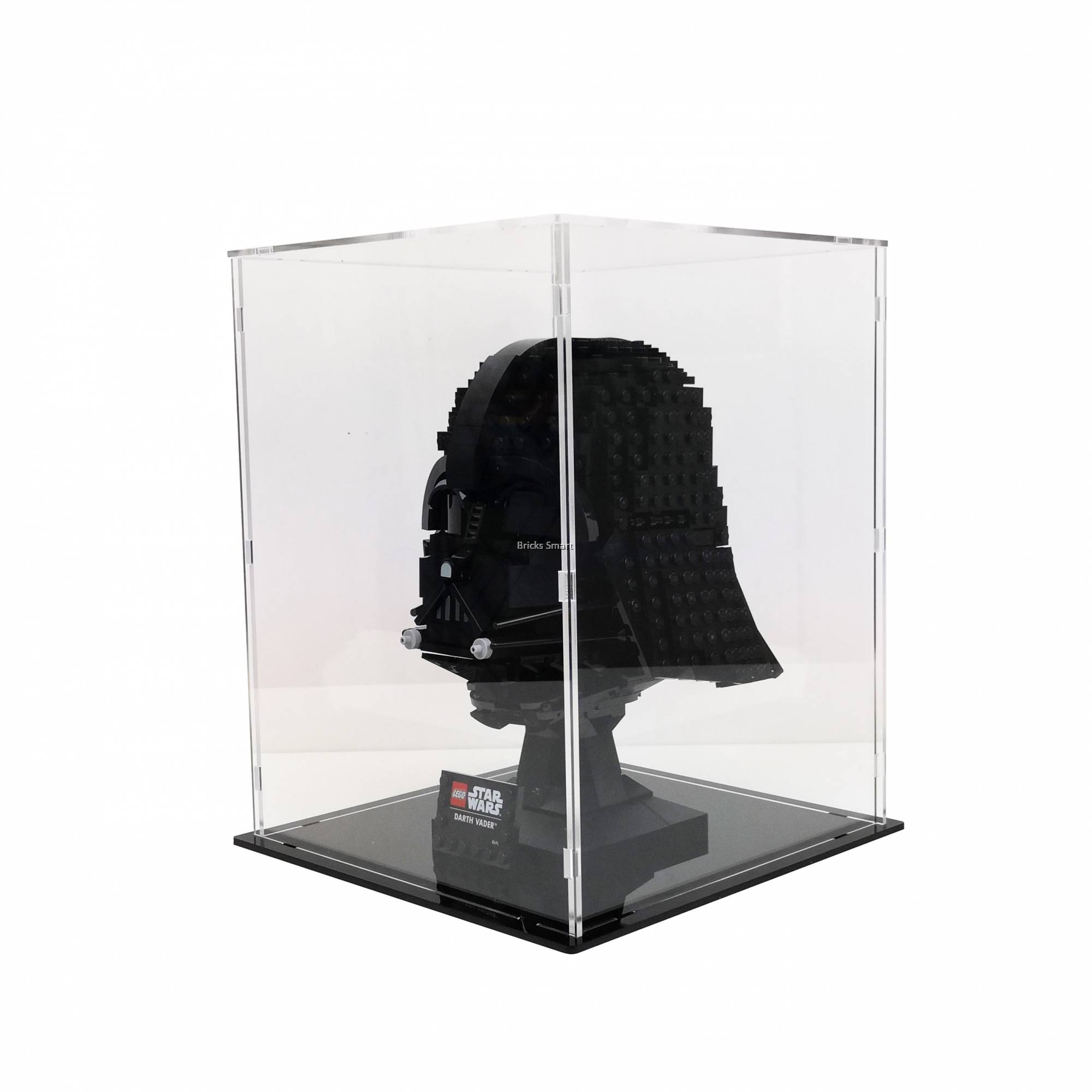 Acrylic Case with Black Base for 75304 LEGO Star Wars Darth Vader Helmet