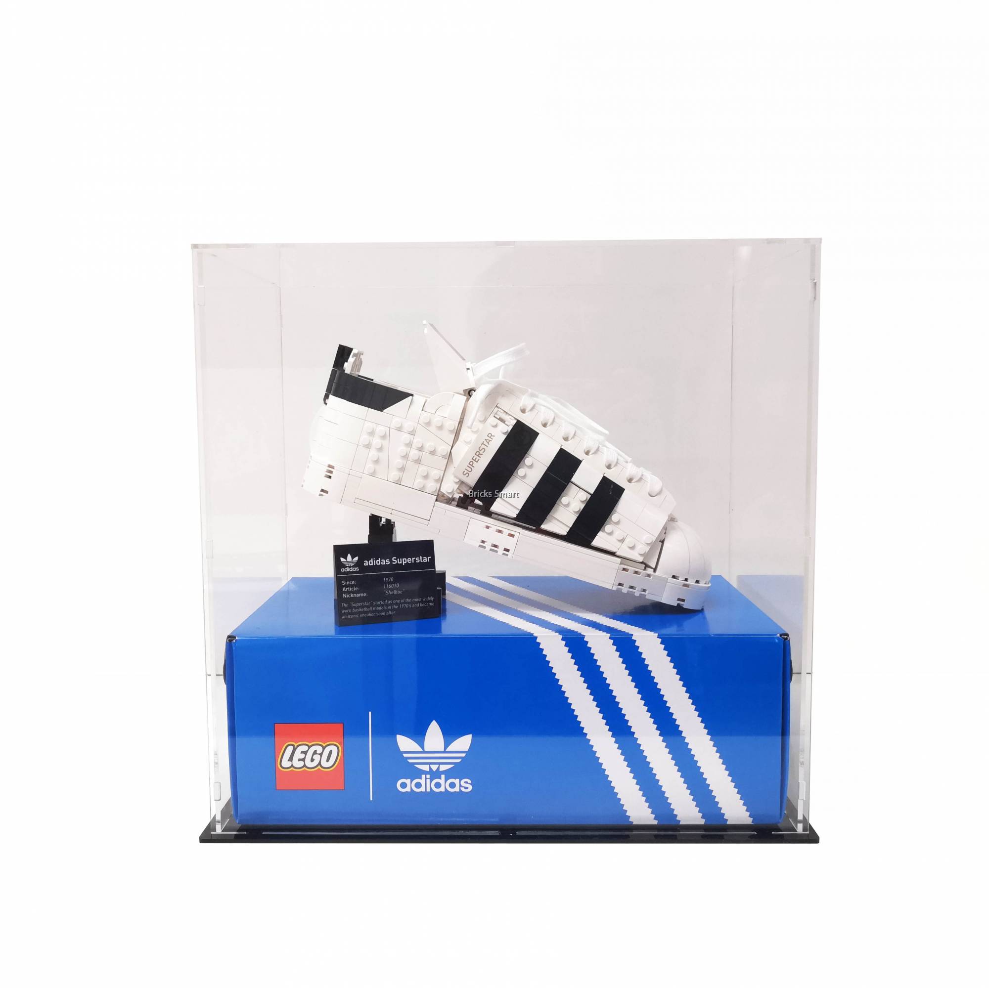 Acrylic Case with Black Base for 10282 LEGO Creator Expert Adidas