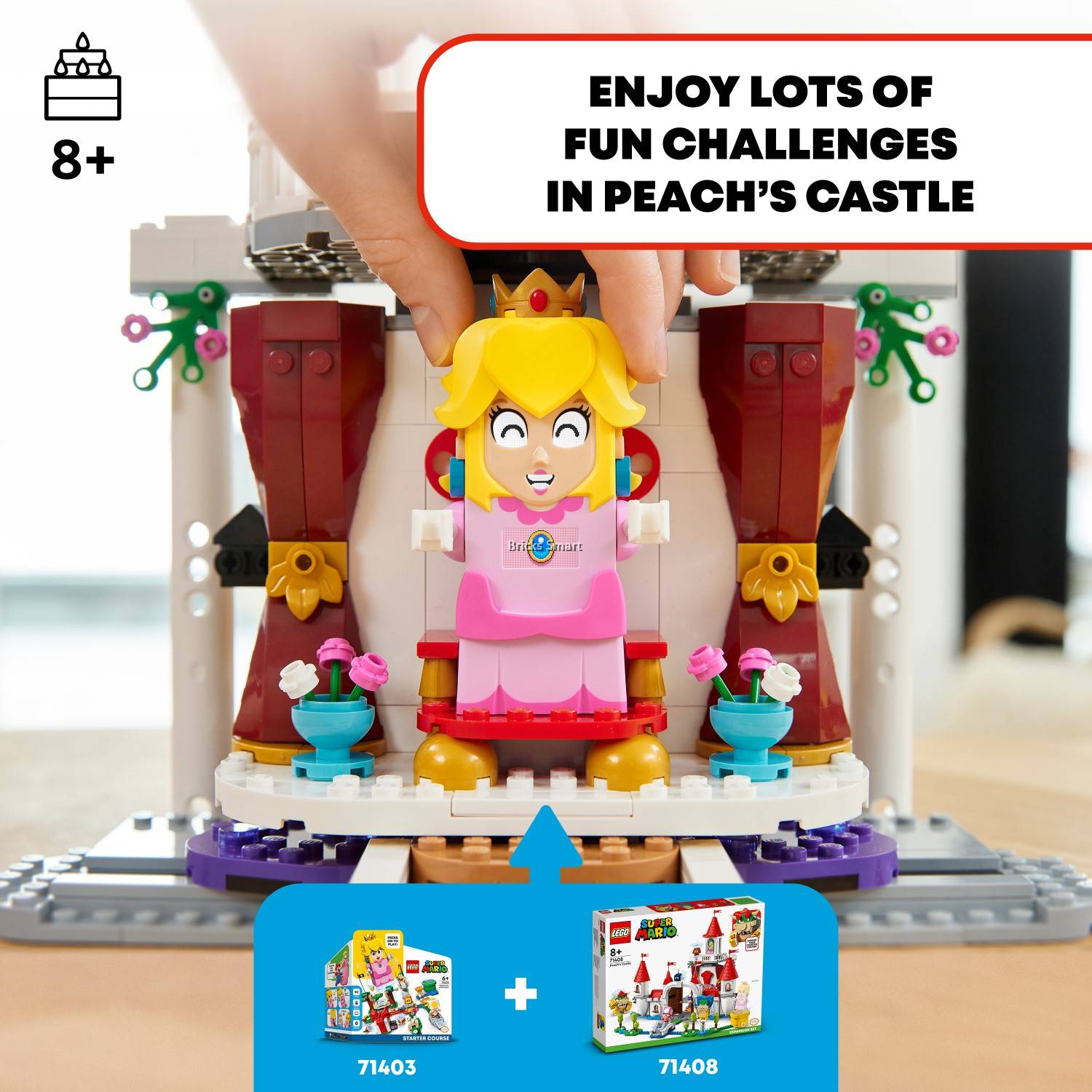 71408 LEGO Super Mario Peach’s Castle Expansion Set