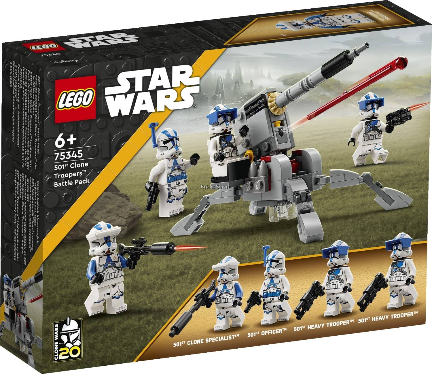 LEGO 75345 Star Wars 501st Clone Troopers Battle Pack Building Toy Set