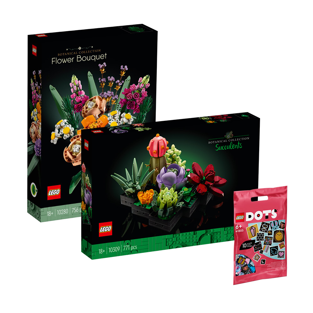Bundle LEGO 10280 Creator Expert Flower Bouquet + LEGO 10309 Creator