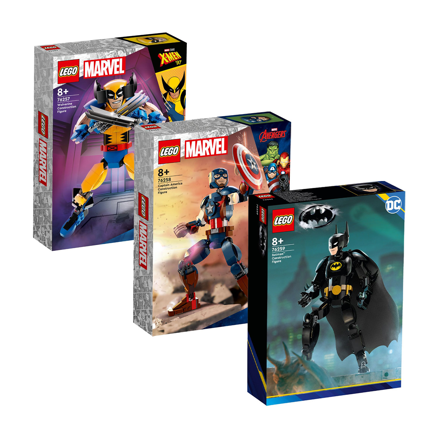 LEGO 76257 Marvel Wolverine Construction Figure + LEGO 76258 Marvel