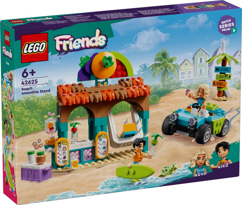 LEGO 42625 Friends Beach Smoothie Stand Building Toy Set