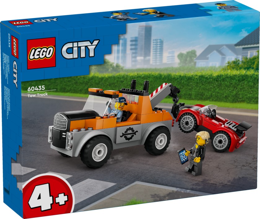 LEGO 60435 City Tow Truck and Sports Car Repair Building Toy Set