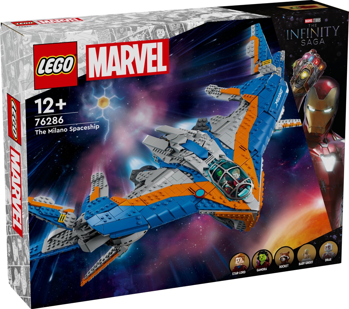 LEGO 76286 Marvel Guardians of the Galaxy: The Milano Building Toy Set