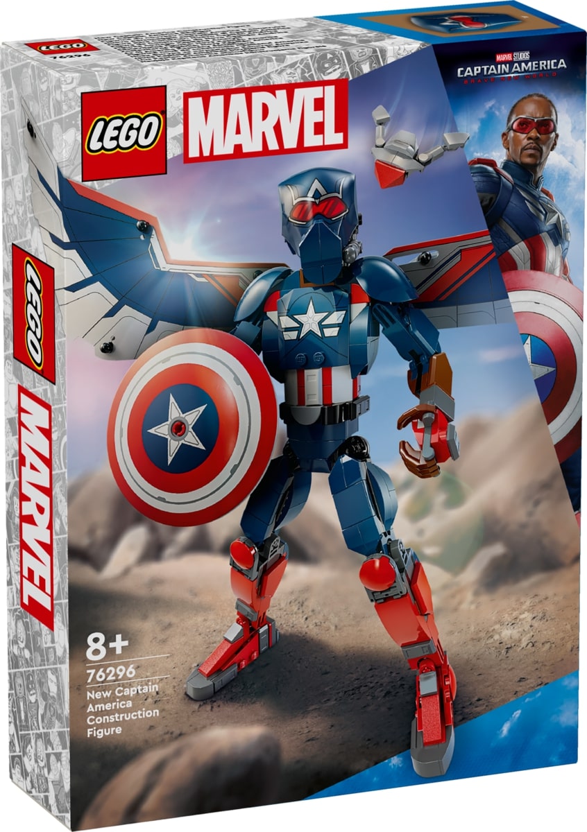 アルブラン LEGO 76296 Marvel New Captain America Construction Figure Building