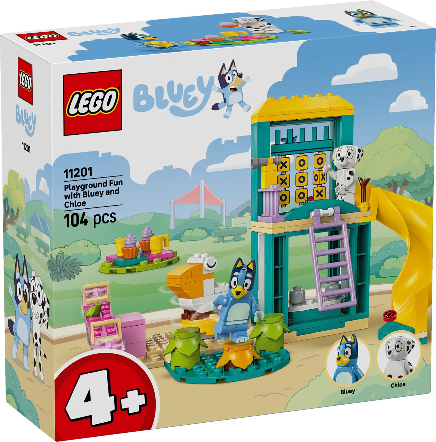 LEGO 11201 Bluey Playground Fun with Bluey and Chloe Building Toy Set
