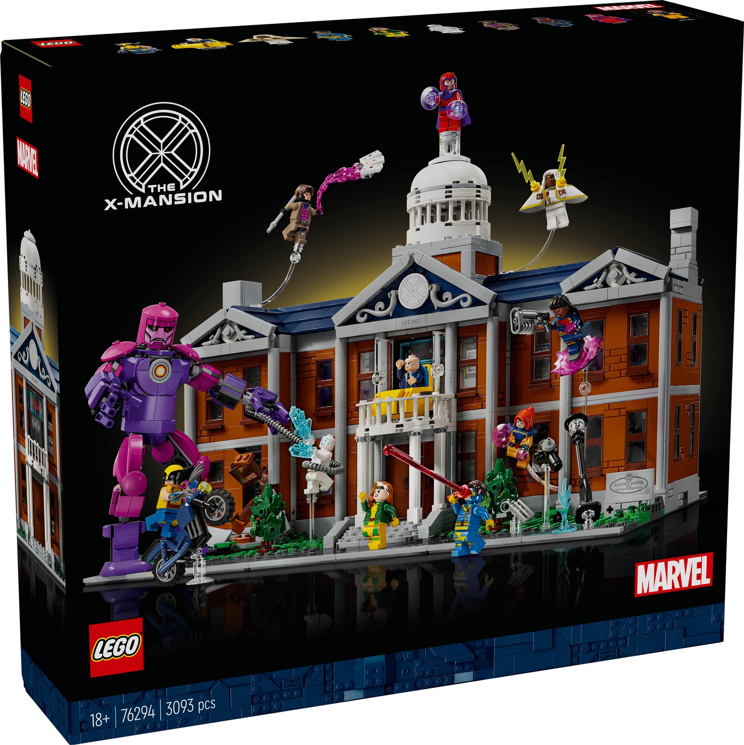 LEGO 76294 Marvel X-Men: The X-Mansion Building Toy Set (3093 Pieces)