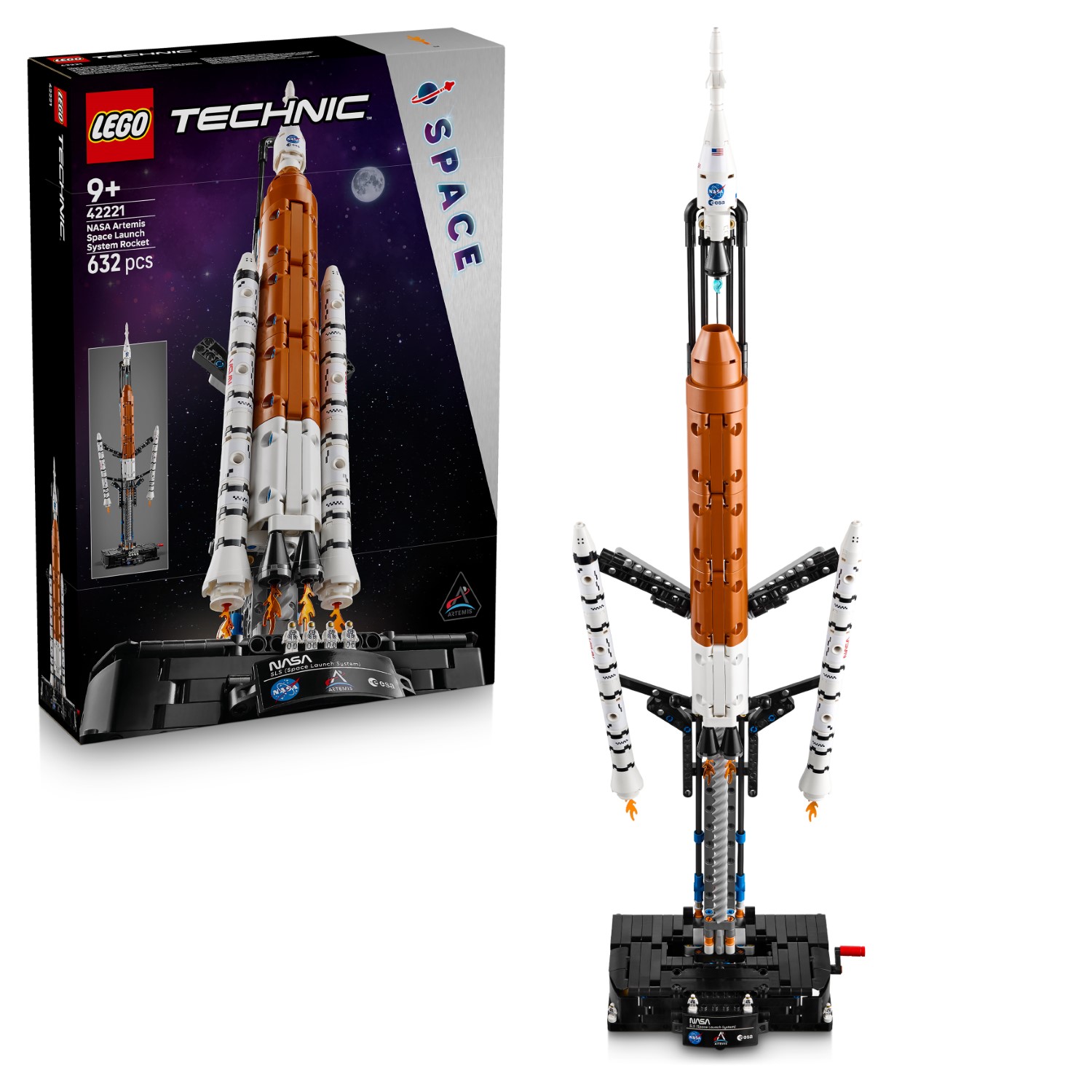 LEGO 42221 Technic™ NASA Artemis Space Launch System Rocket Model Kit ...