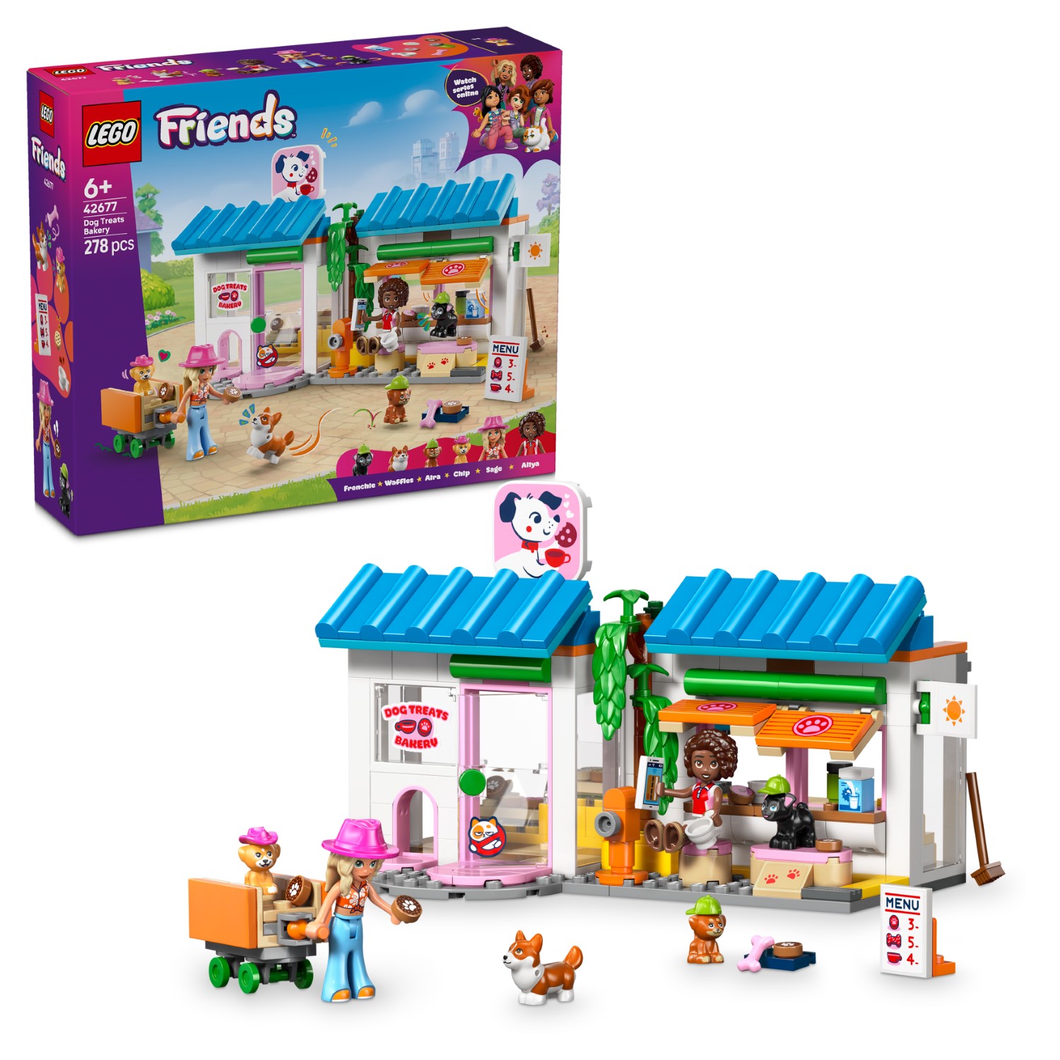 LEGO Friends Dog Treats Bakery 42677 main image 0