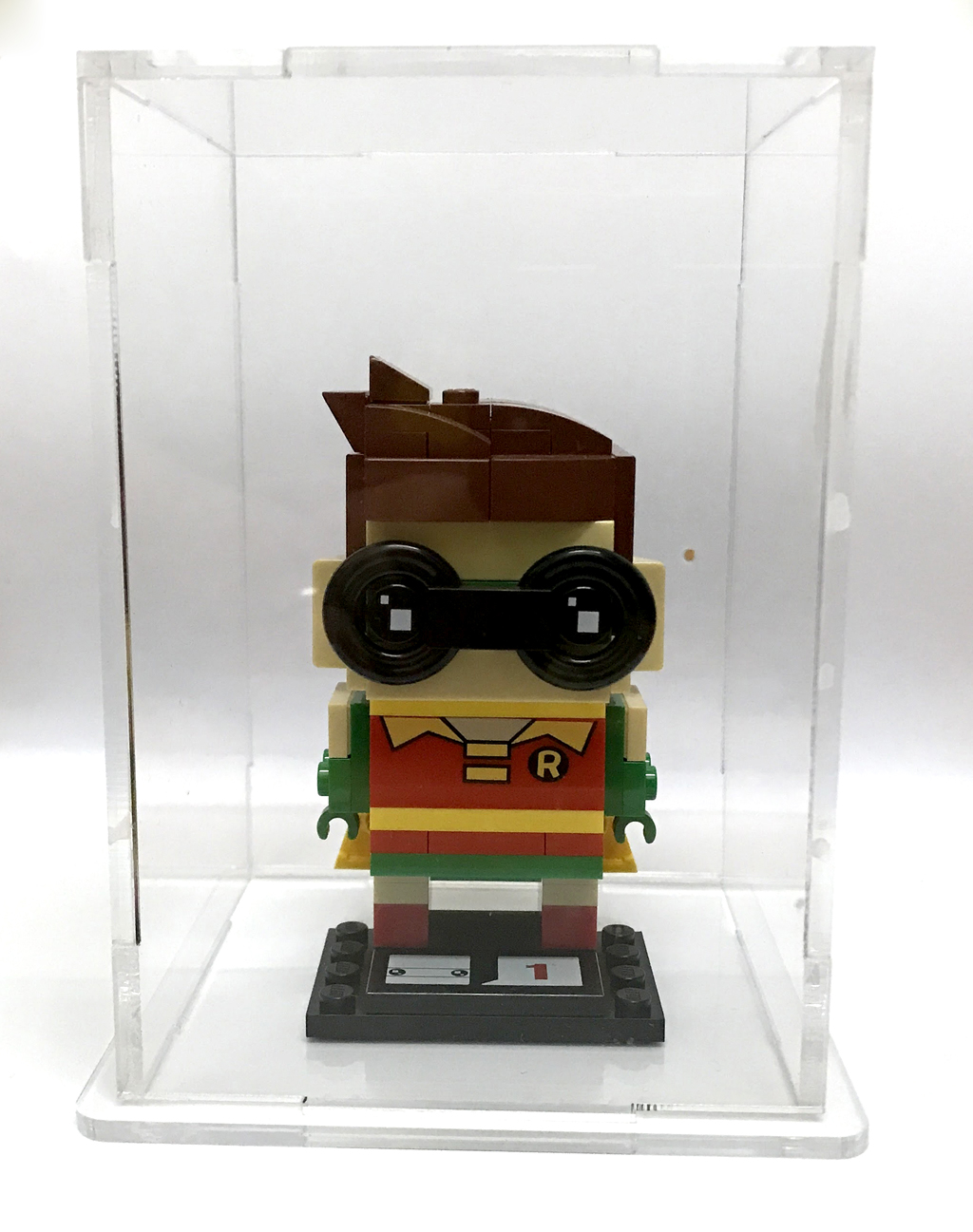Acrylic Display Case For LEGO Brickheadz Display [GlueReady]