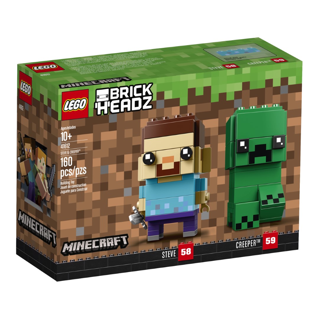 41612 LEGO Brickheadz Steve & Creeper