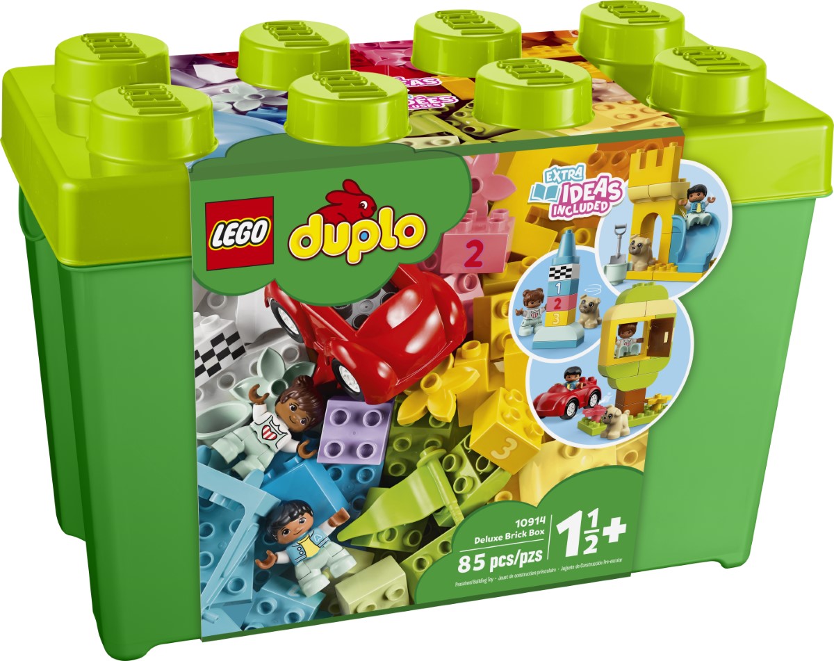 LEGO DUPLO Classic Deluxe Brick Box 10914 - 85 Piece Building Toy main image 0