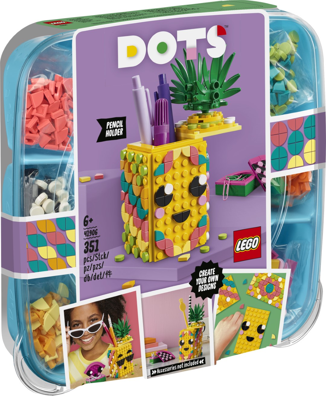 41906 LEGO DOTS Pineapple Pencil Holder